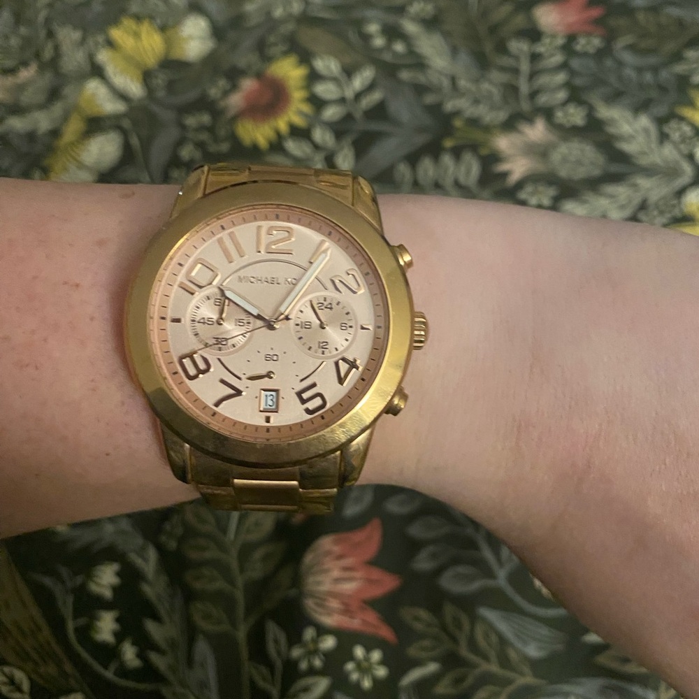 Micheal Kors Runway Rose Gold-Tone Watch